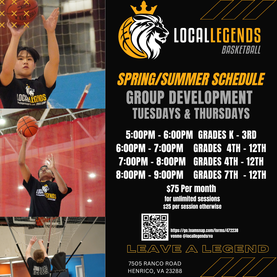 Group Training Schedule 2025 Instagram Post