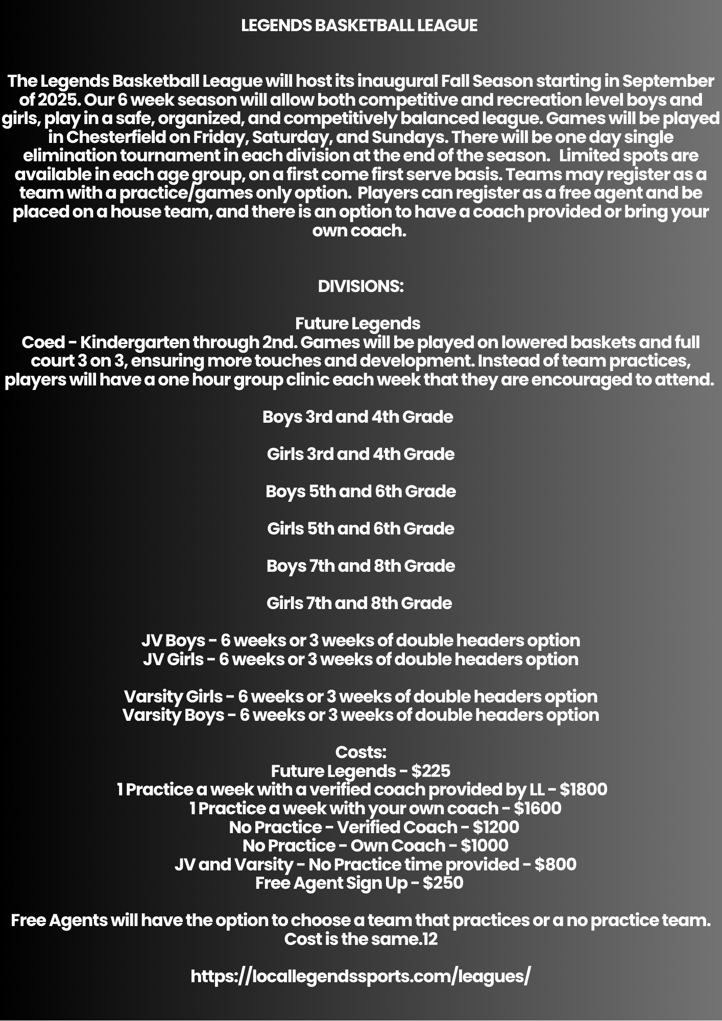 LBL FALL 2025 back with registration