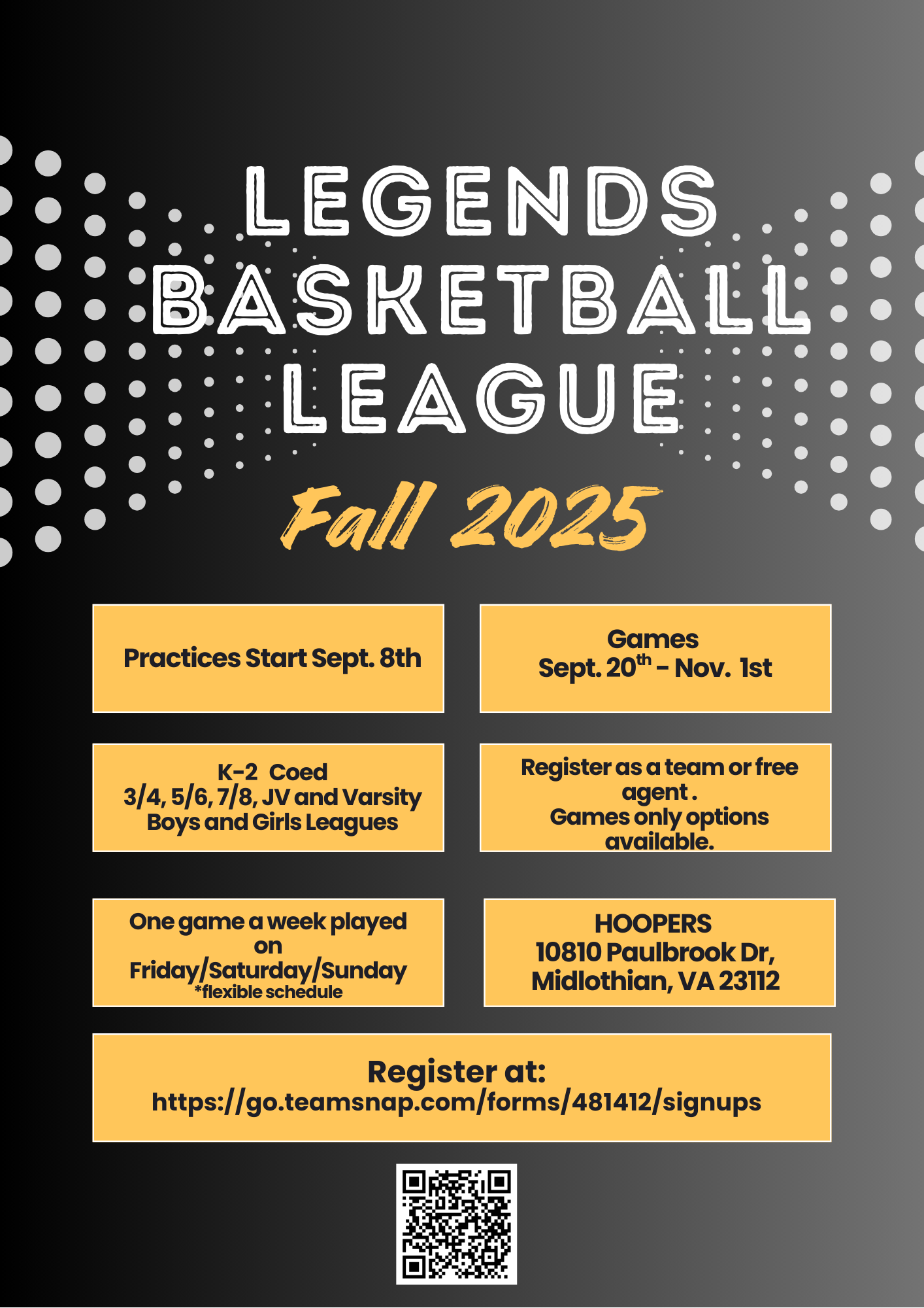 LBL FALL 2025 frront w registration